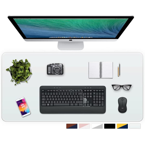 Inbox Zero Office Desk Blotter Pad PVC Clear Desktop Protector Pad